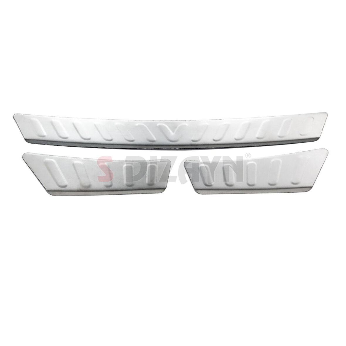 S-Dizayn VW Tiguan Krom Arka Tampon Eşiği 2007-2015