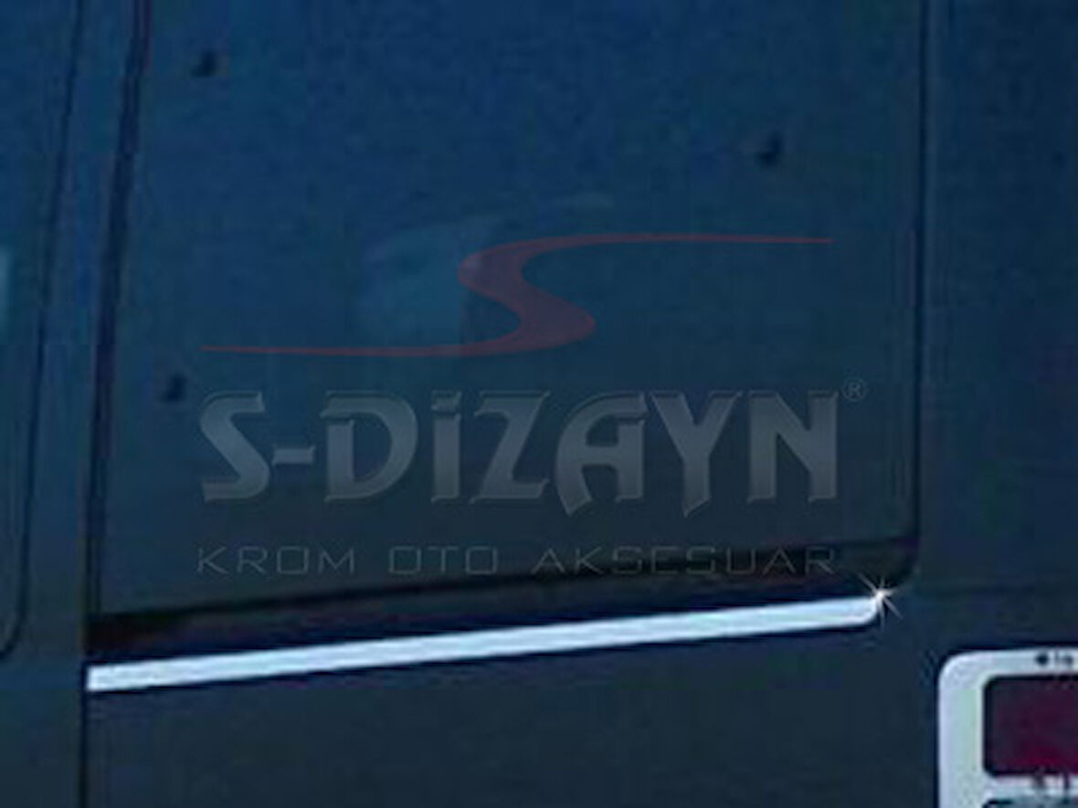 S-Dizayn Ford Connect Krom Sürgülü Kapı Çıtası 2 Prç 2002-2014 (U.Ş)