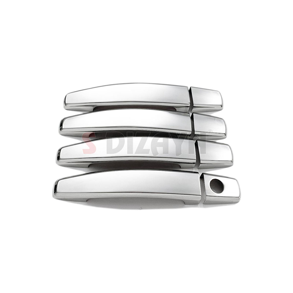 S-Dizayn Chevrolet Aveo 2 SD Krom Kapı Kolu 4 Kapı 2011-2020