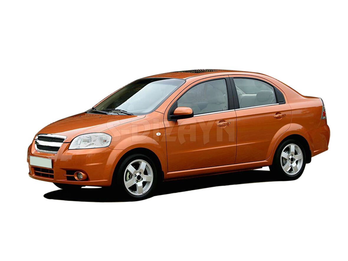 S-Dizayn Chevrolet Aveo SD Krom Cam Çıtası 4 Prç 2006-2010