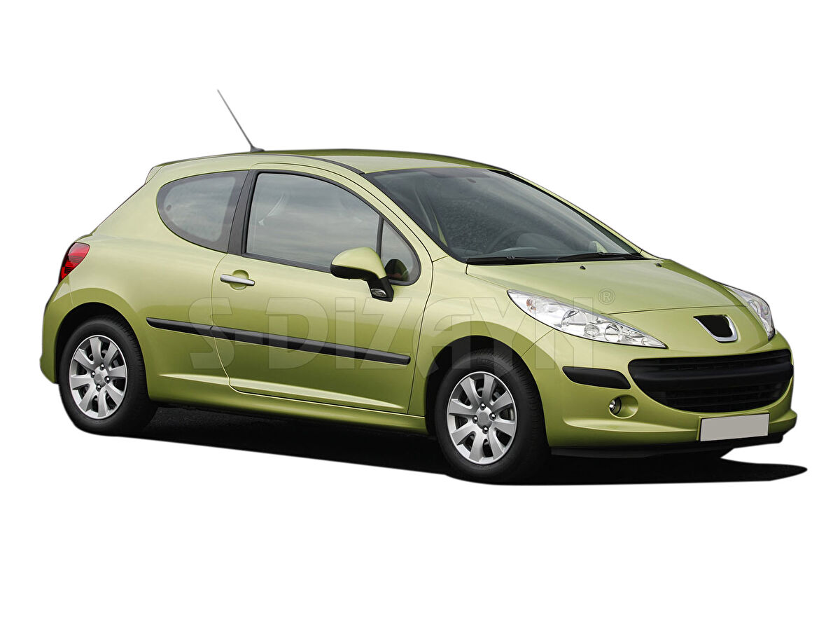 S-Dizayn Peugeot 207 Krom Kapı Kolu 2 Kapı 2006-2012