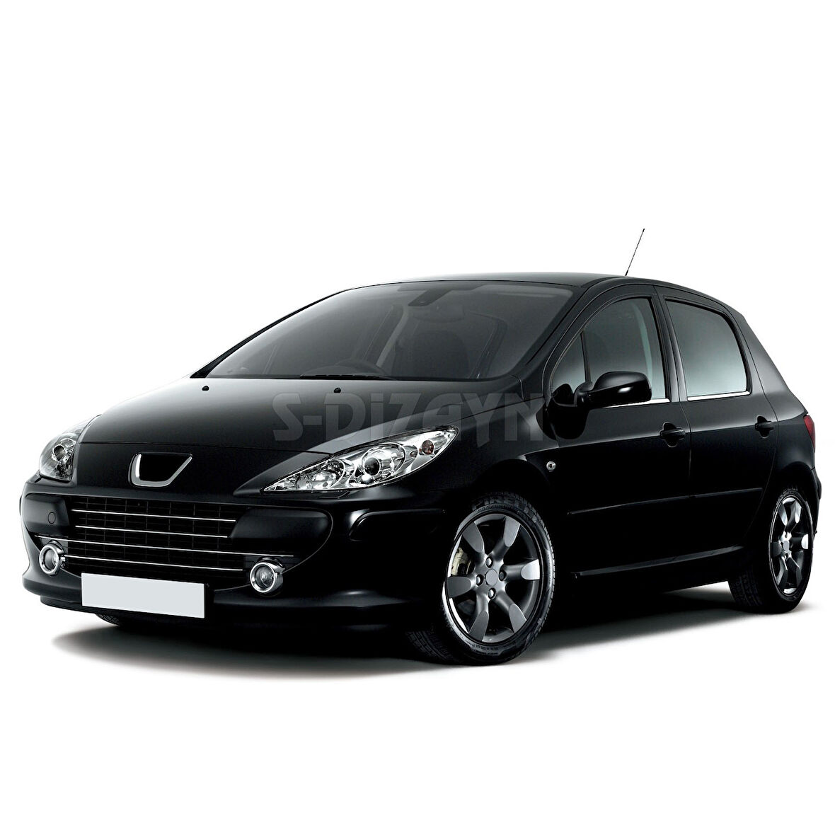 S-Dizayn Peugeot 307 Krom Cam Çıtası 4 Prç 2001-2008