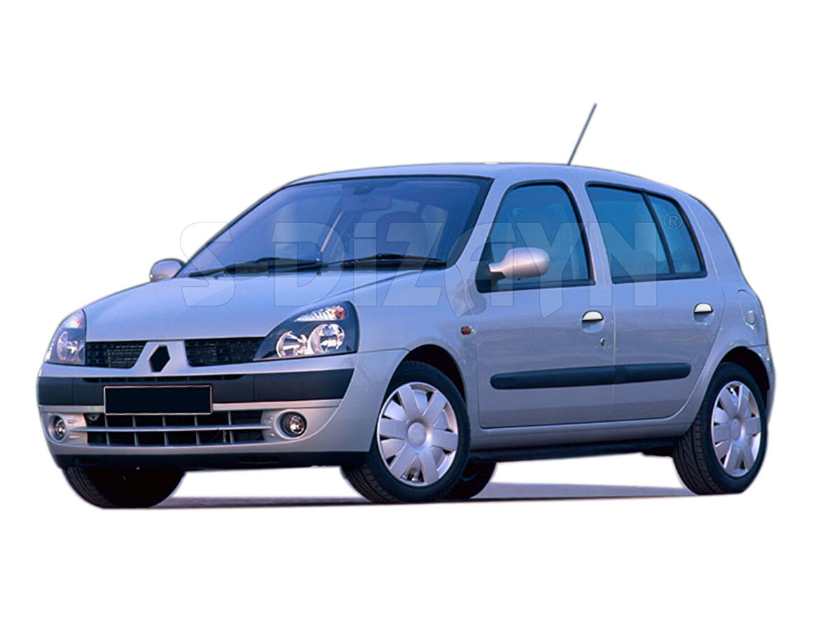 S-Dizayn Renault Clio 2 HB Krom Kapı Kolu 4 Kapı 1999-2006