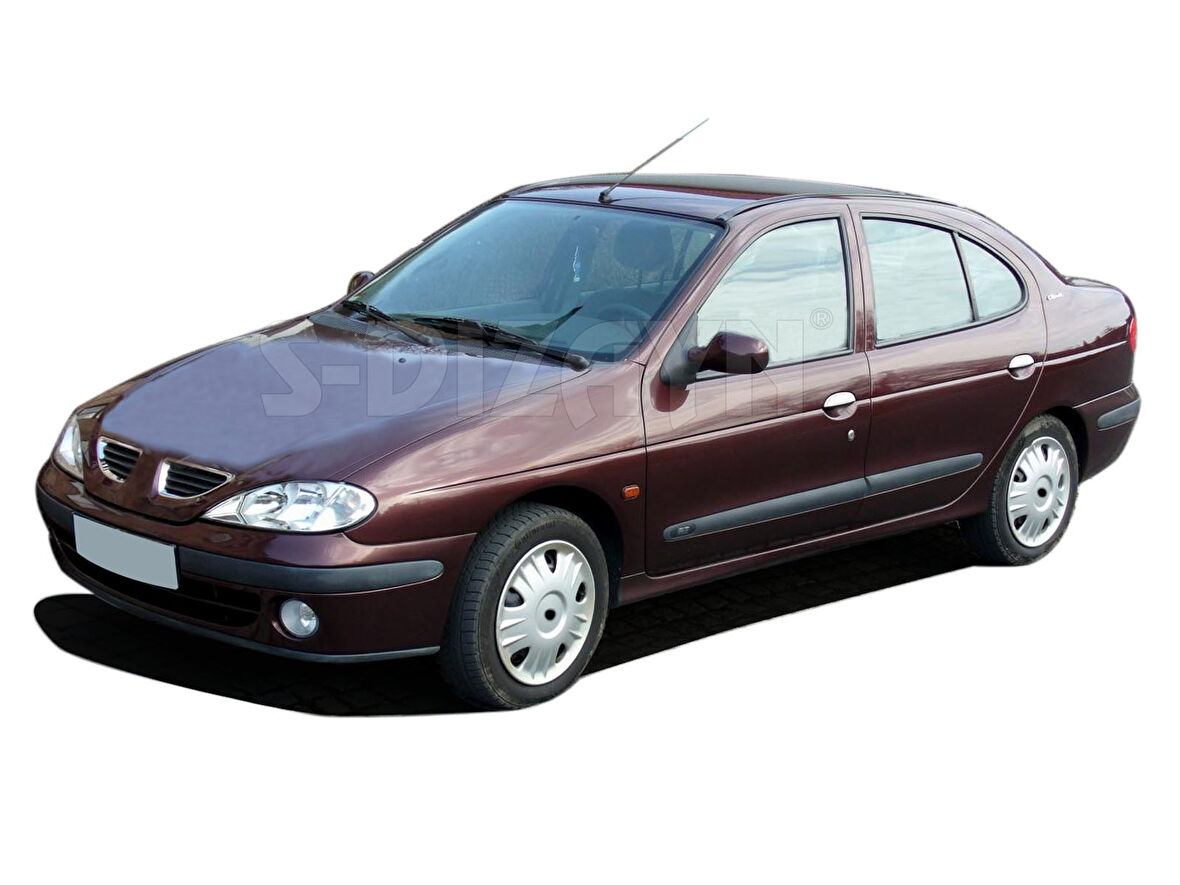 S-Dizayn Renault Megane 1 Krom Kapı Kolu 4 Kapı 1996-2004