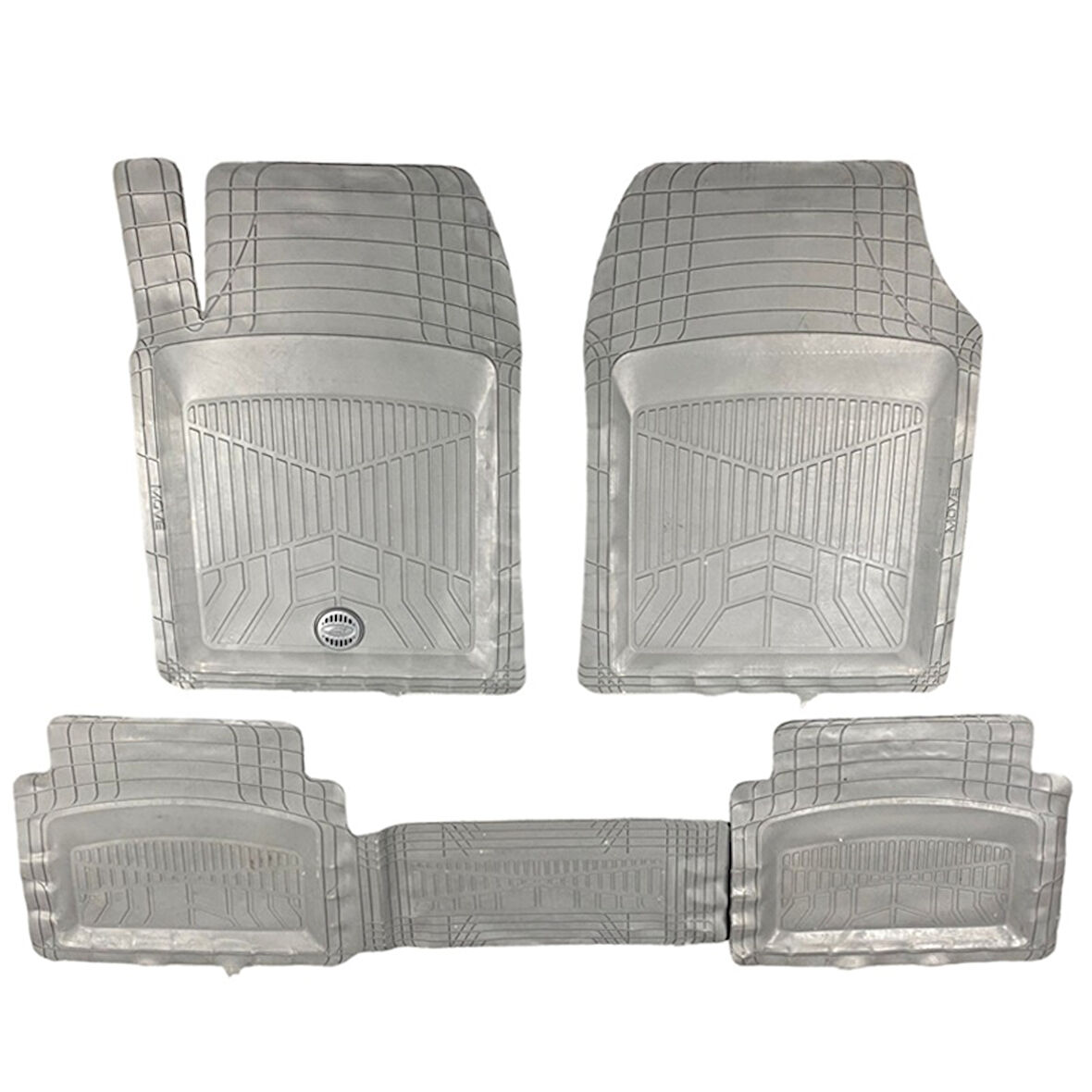 Pufi kauçuk (havuzlu) paspas move-gri / TEPAY508-G