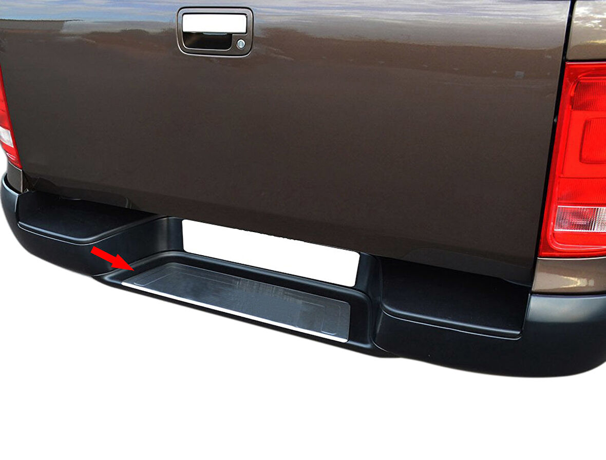S-Dizayn VW Amarok Krom Arka Tampon Eşiği 2010-2023