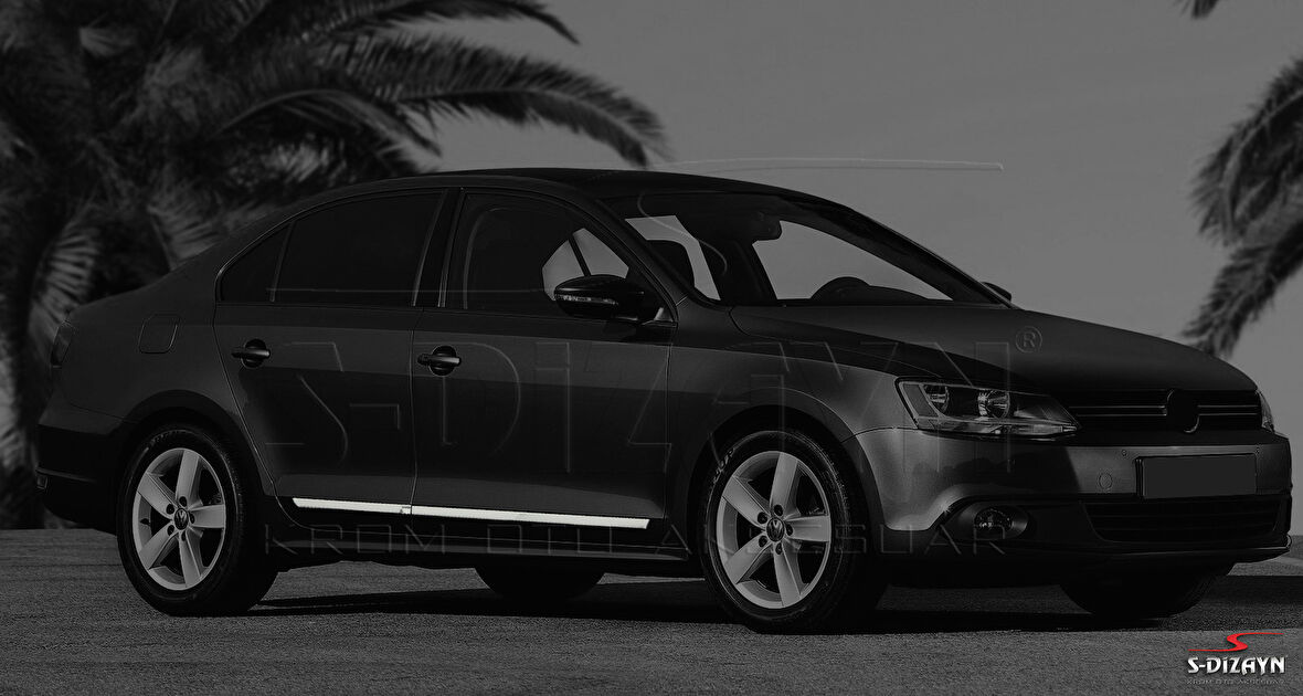 S-Dizayn VW Jetta Kapı Koruma Çıtası Krom 2011-2019