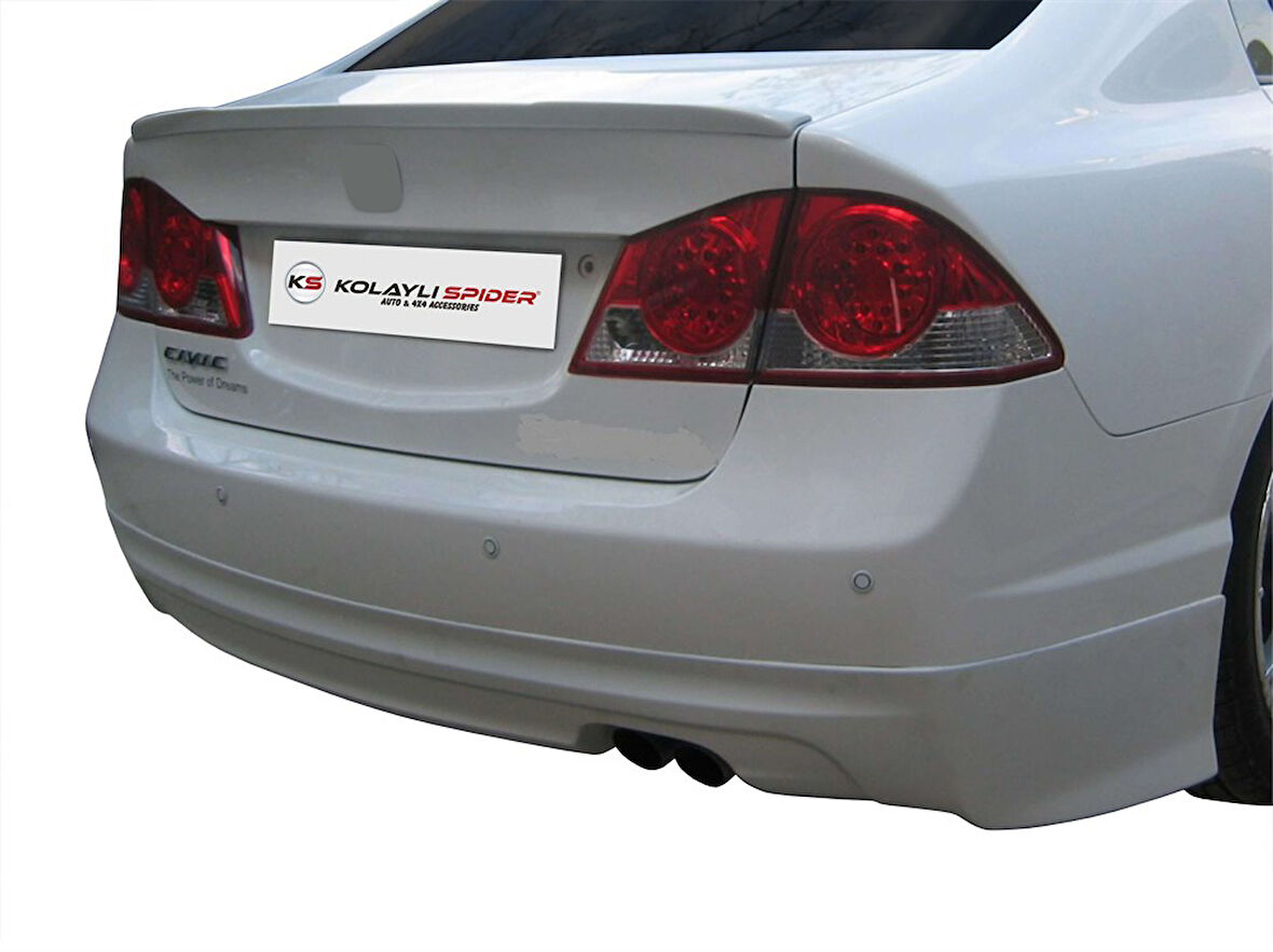 Honda Civic 8 Arka Tampon Altı (Mugen Md) Fiber 2006-2011