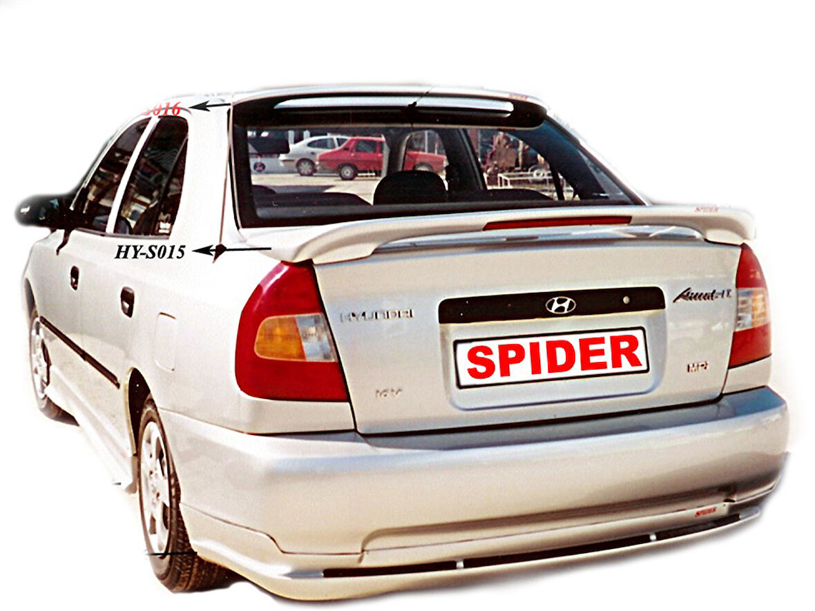 Hyundai Accent LC Spoiler Camüstü Fiber 2000-2003