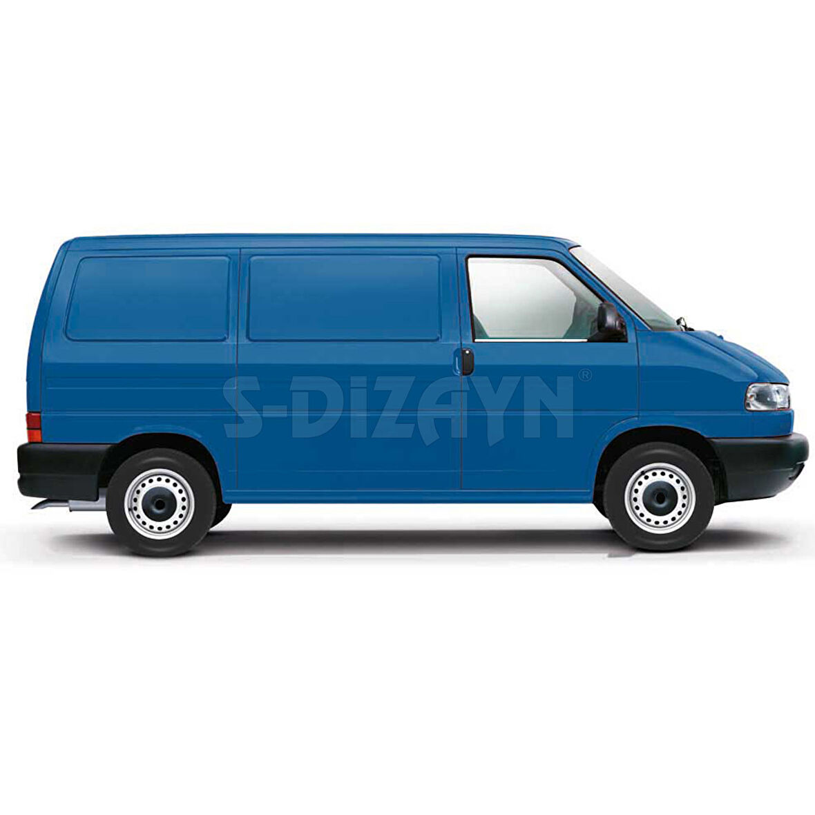 S-Dizayn VW T4 Transporter Krom Cam Çıtası 2 Prç 1995-2003