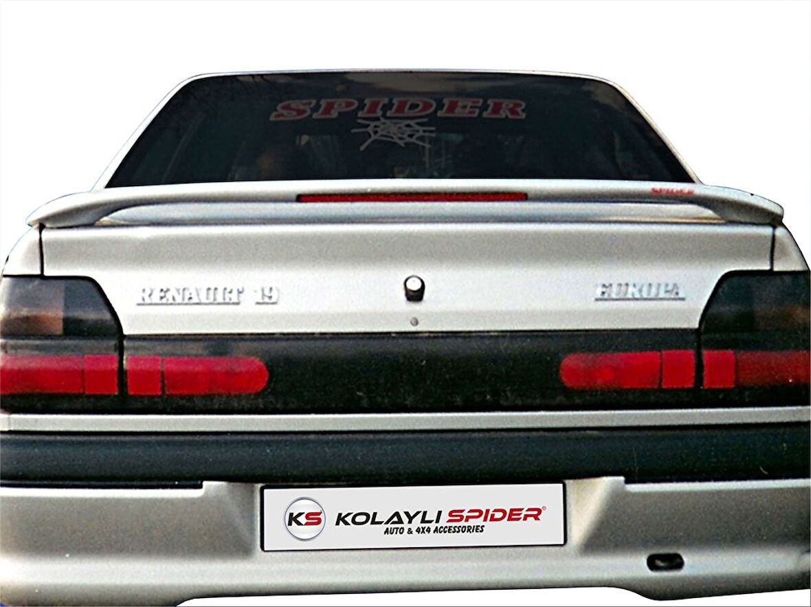Renault 19 SD Spoiler Bagaj Yüksek (Işıklı) Fiber 1993-2000