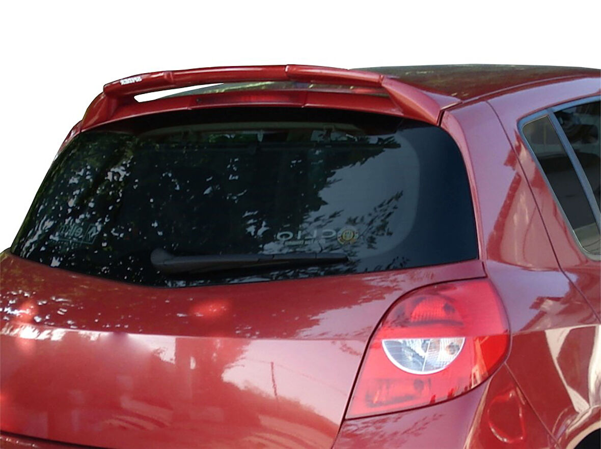 Renault Clio 3 Spoiler Camüstü Fiber 2005-2012