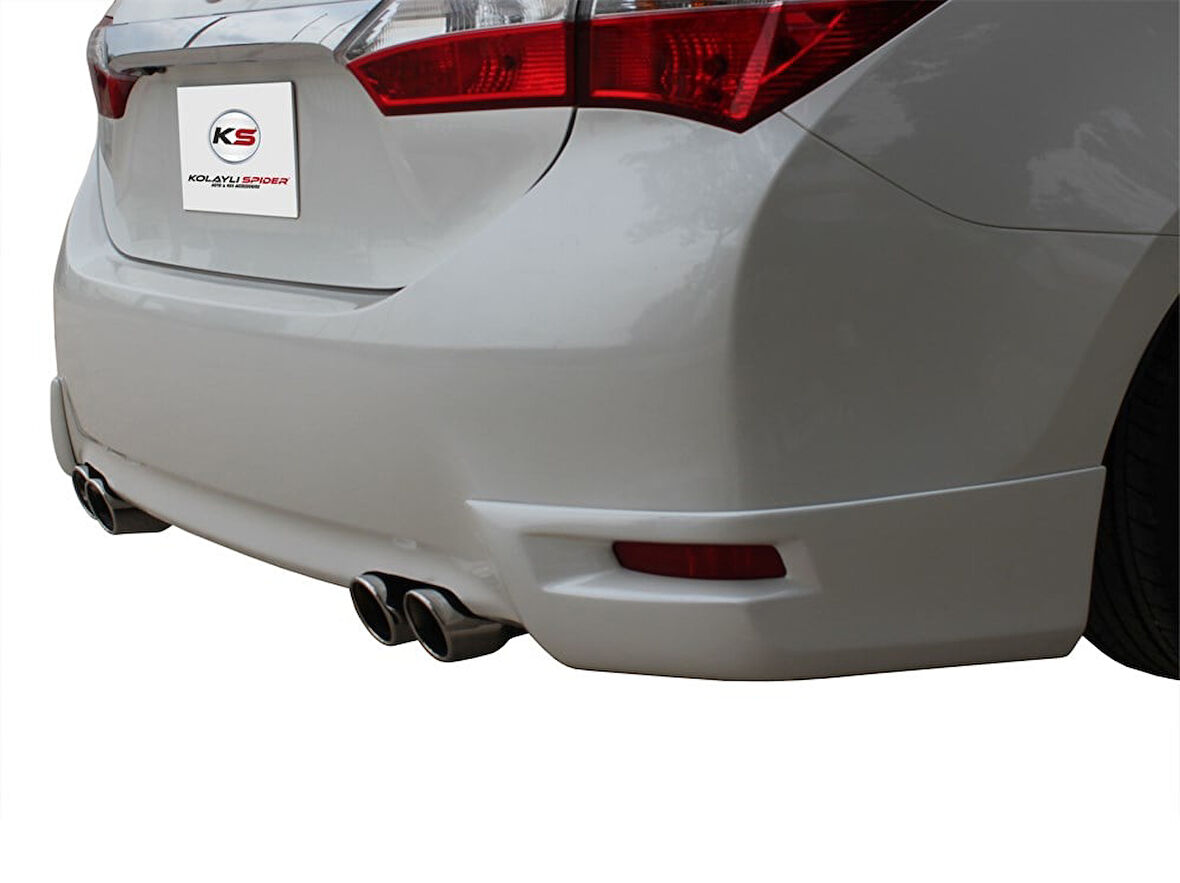 Corolla 11 E170 Arka Tampon Altı 2 Prç Fiber 2014 ve Sonrası