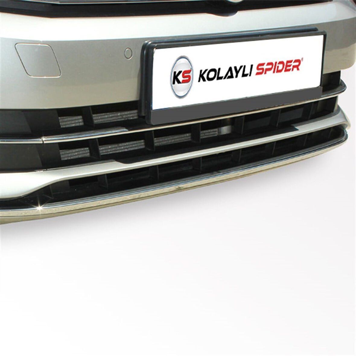 VW Passat B8.5 Ön Tampon Alt Çıtası 3 Prç Krom 2019 ve Sonrası