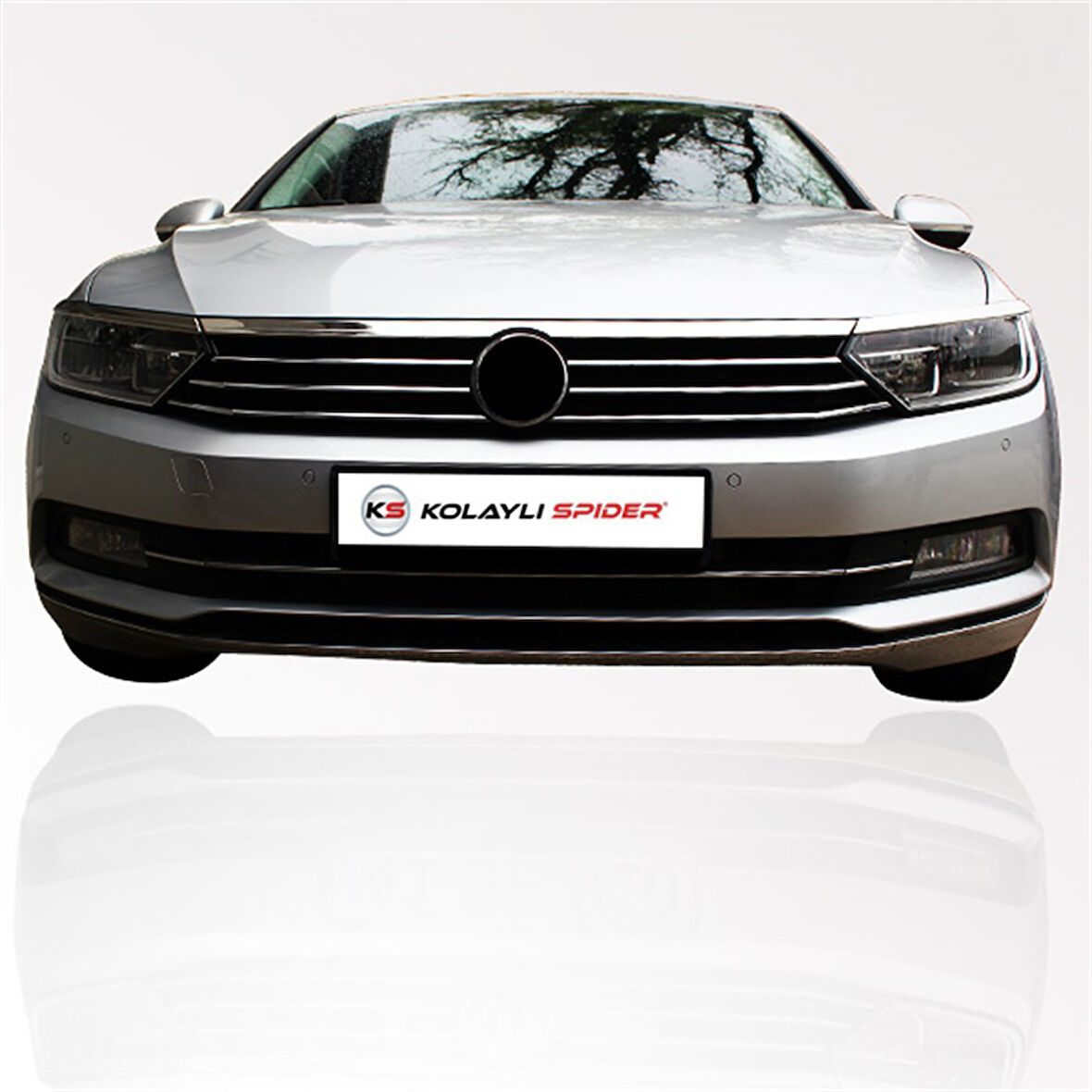 VW Passat B8 Ön Tampon Izgarası Krom 2015 ve Sonrası