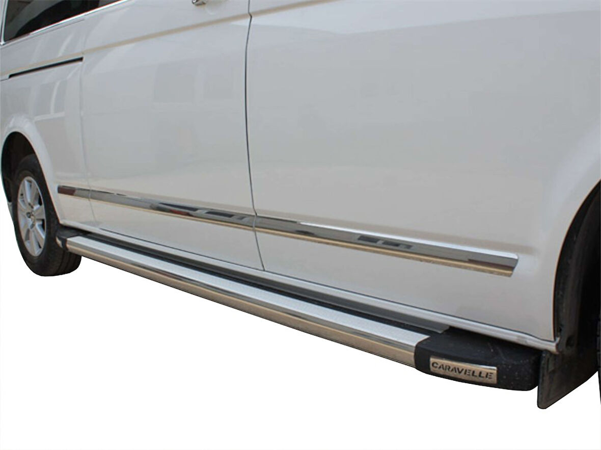 VW Caravelle Yan Kapı Çıtası 7 Prç Krom (U.Ş) 2003-2010