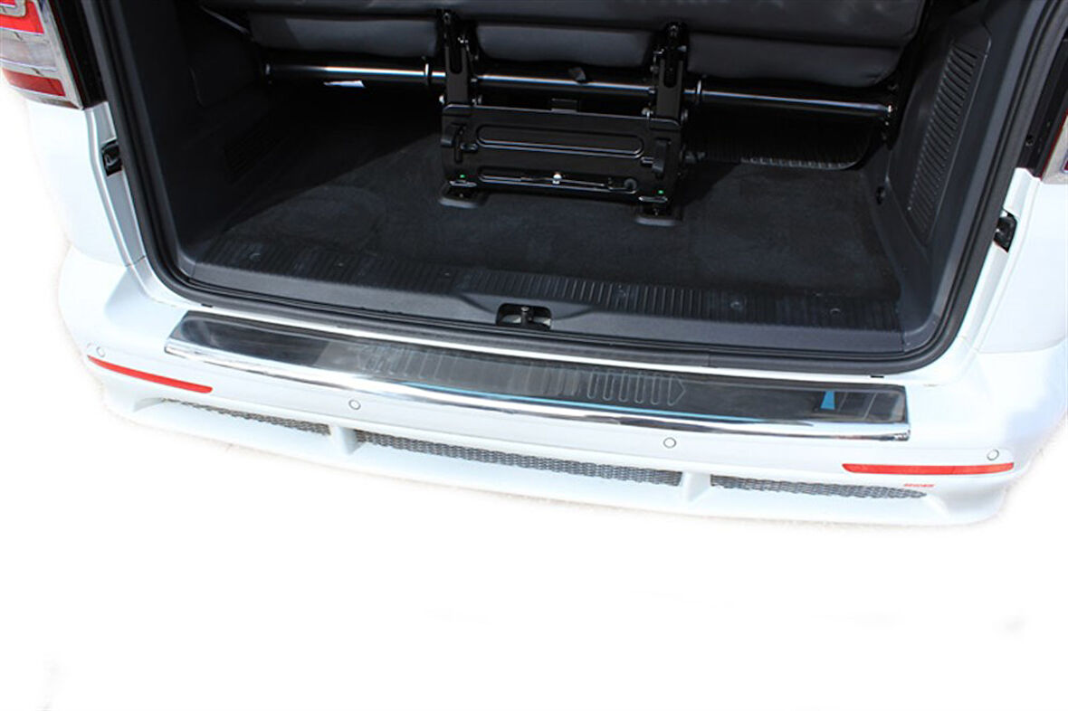VW Multivan T5.5 Arka Tampon Eşiği Krom (Formlu) 2010 ve Sonrası