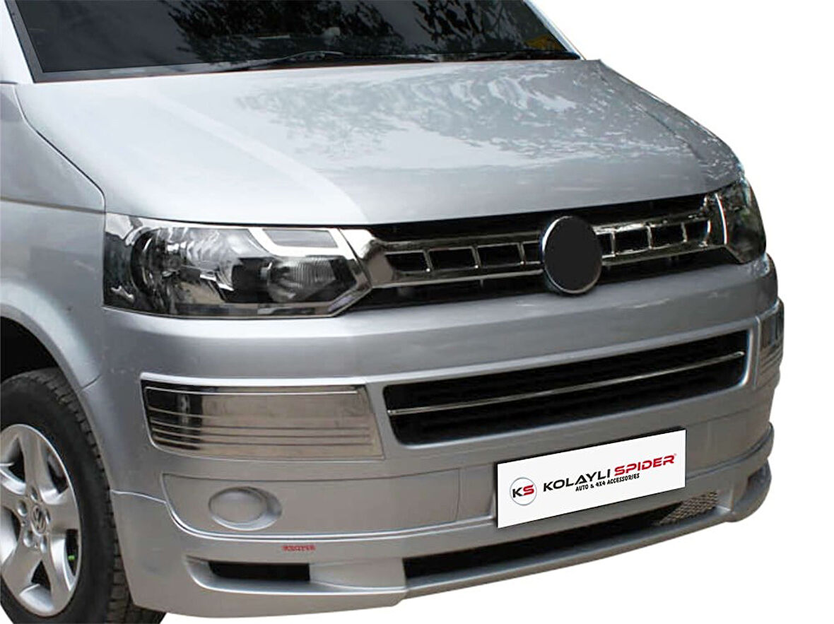 VW Multivan T5.5 Ön Panjur 2 Prç Krom 2010 ve Sonrası