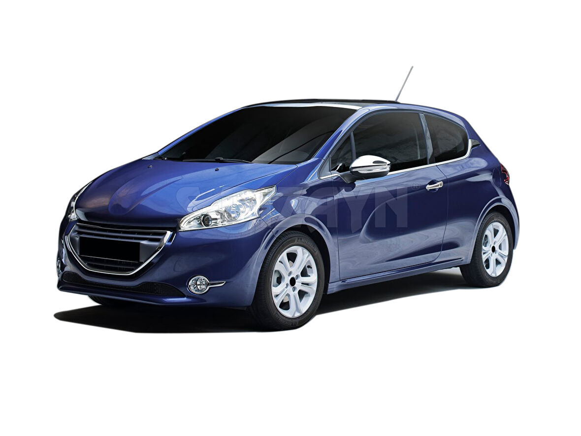 S-Dizayn Peugeot 208 Krom Kapı Kolu 2 Kapı 2012-2019