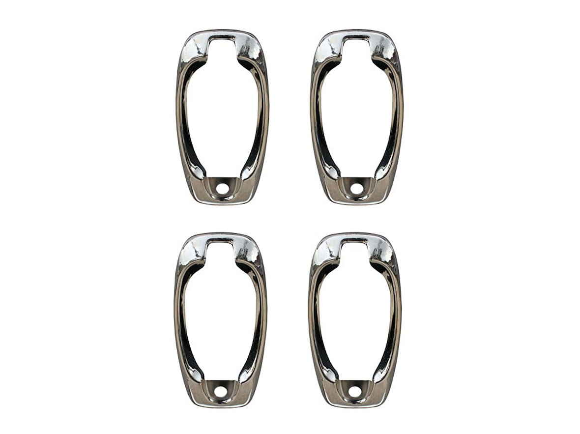 Fiat Doblo 2 Kapı Kolu Çerçevesi 4 Prç Krom 2010 ve Sonrası