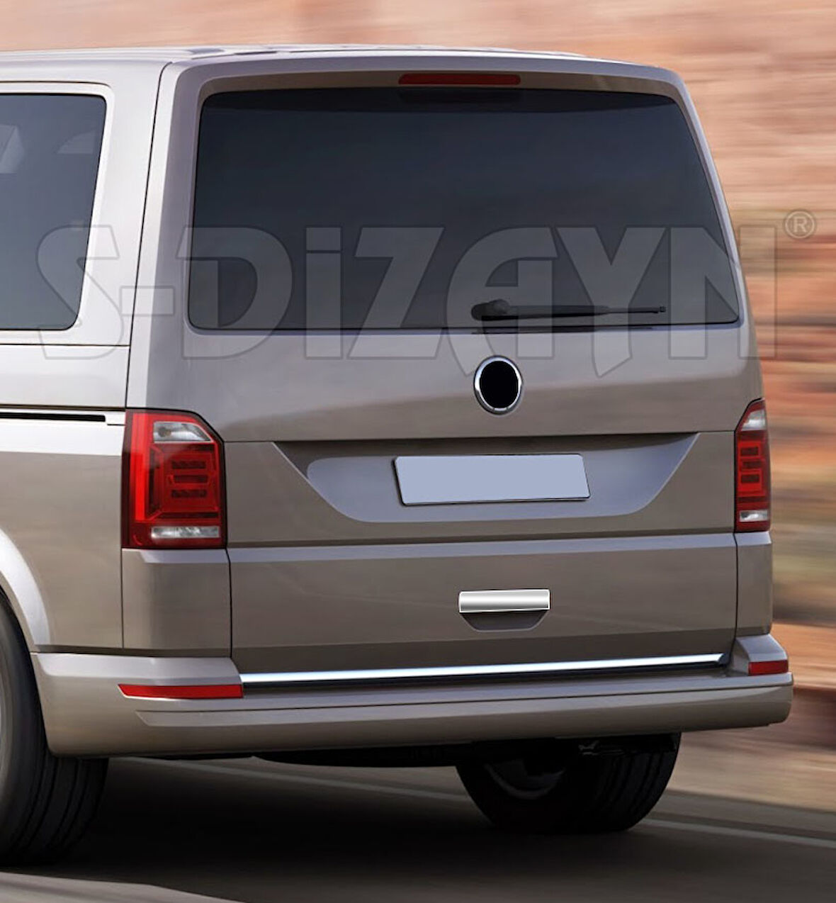 S-Dizayn VW T6 Transporter Krom Bagaj Açma 1 Prç. 2015-2019