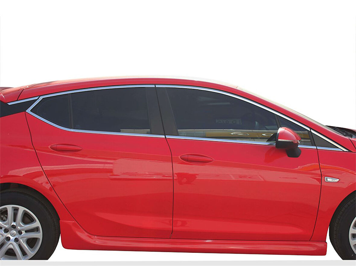 Opel Astra K Cam Çerçevesi 16 Prç Krom 2015 ve Sonrası