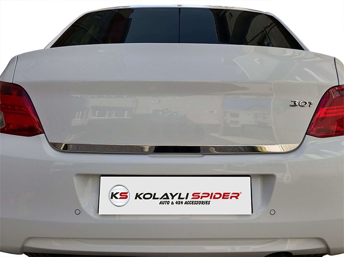 Peugeot 301 Bagaj Alt Çıta Krom 2013 ve Sonrası