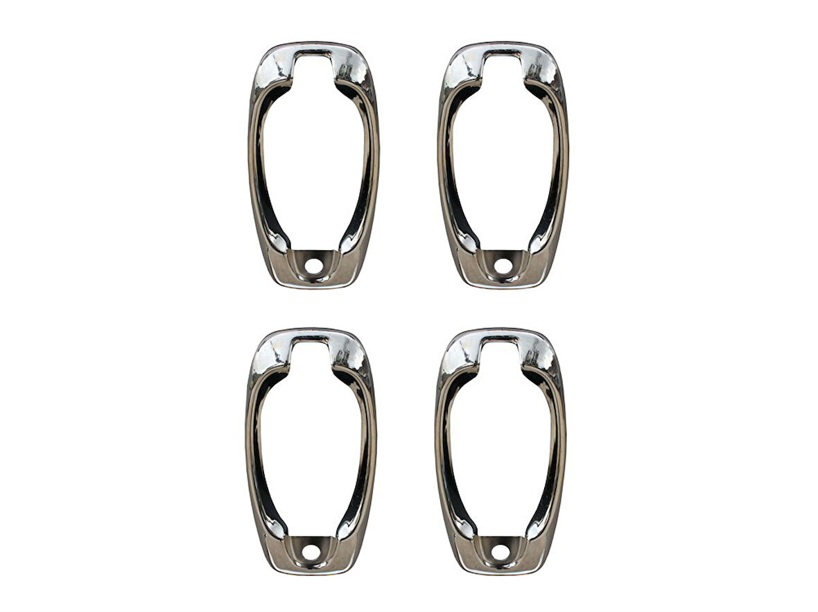 Peugeot Bipper Kapı Kolu Çerçevesi 4 Prç Krom 2008 ve Sonrası