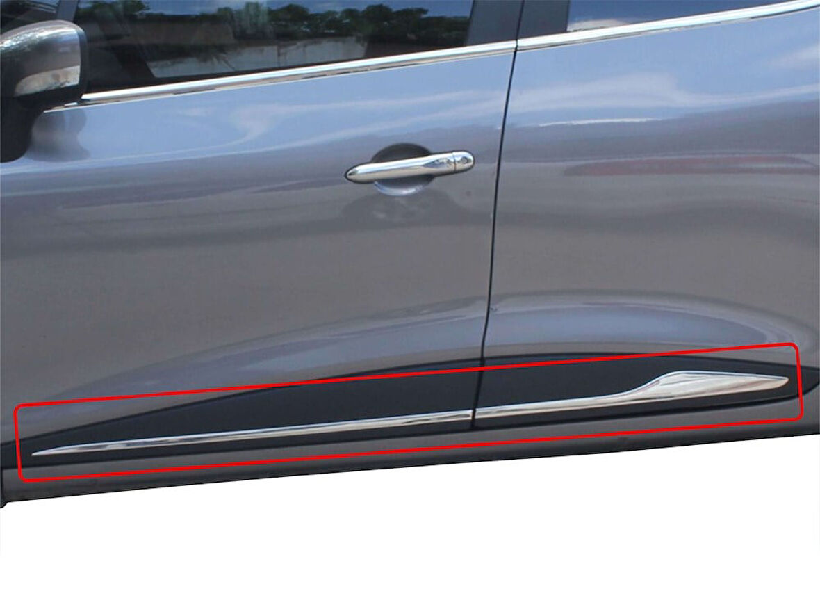 Renault Clio 4 Sport Tourer Yan Kapı Çıtası 4 Prç Krom 2013-2019