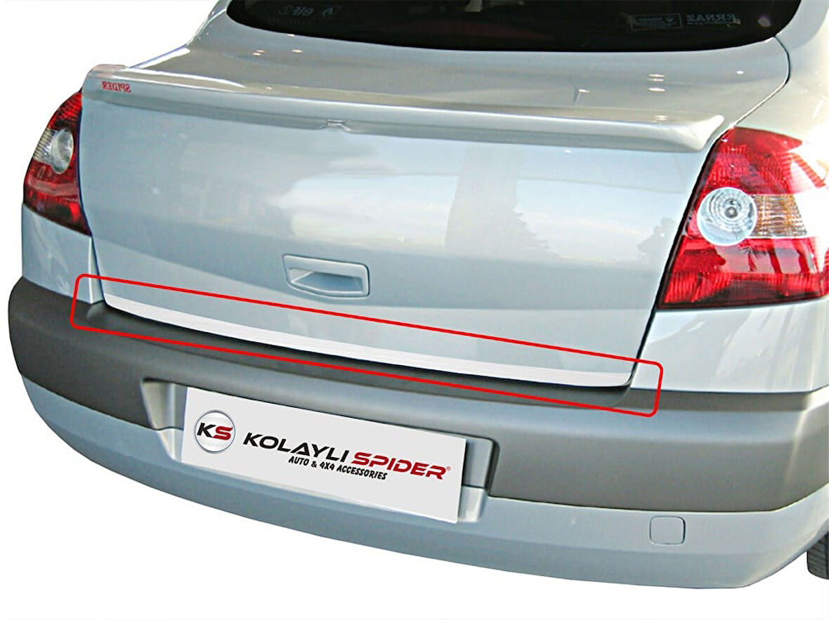 Renault Megane 2 SD Bagaj Alt Çıtası Krom 2006-2010