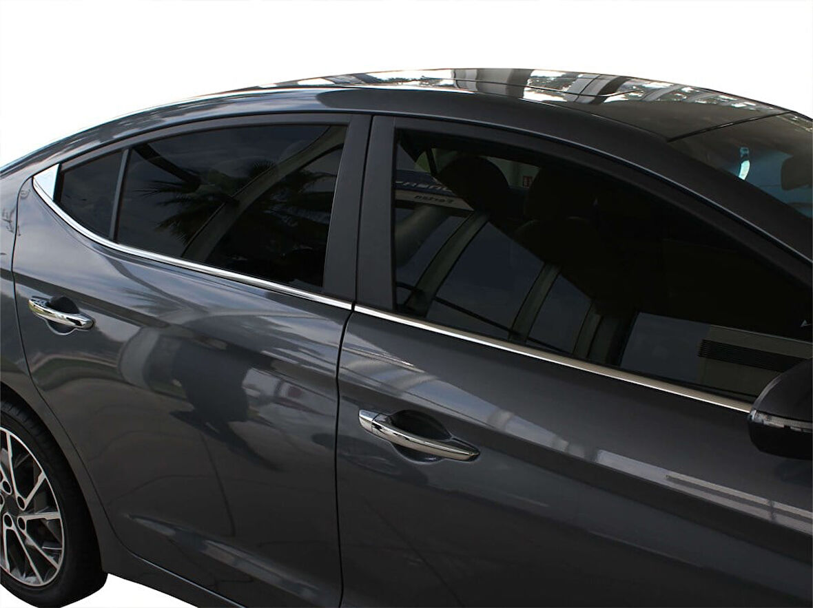 Hyundai Elantra 6 Cam Çıtası 6  Prç Krom 2016 ve Sonrası