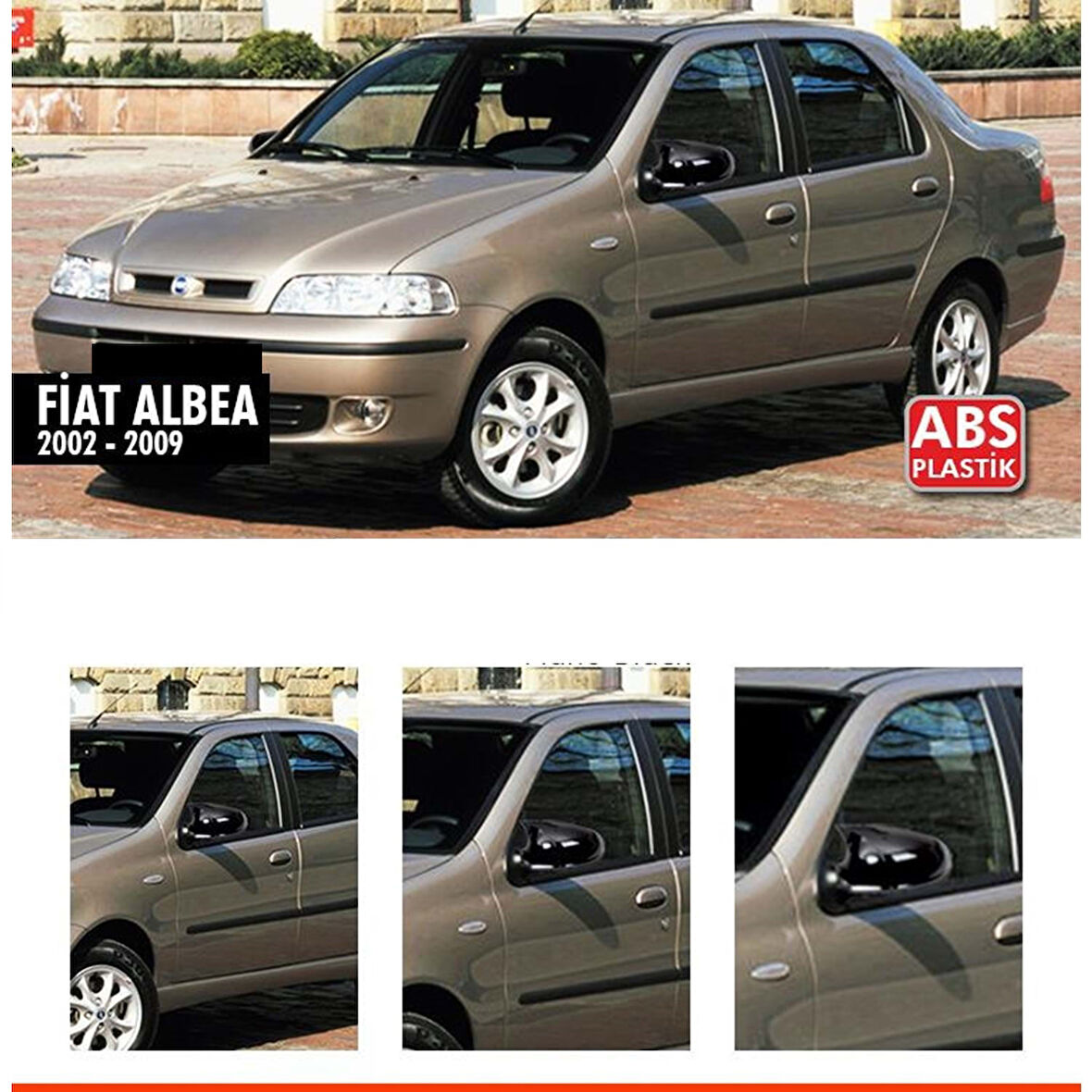 Albea Batman Ayna Kapağı Piano Black / 2002-2009