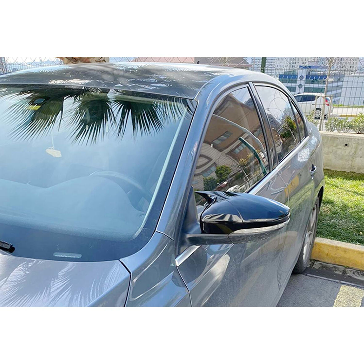 Jetta Mk6 Batman Ayna Kapağı Piano Black / 2010-2018