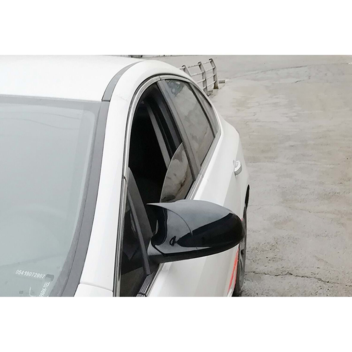 Astra J Batman Ayna Kapağı Piano Black / 2009-2020