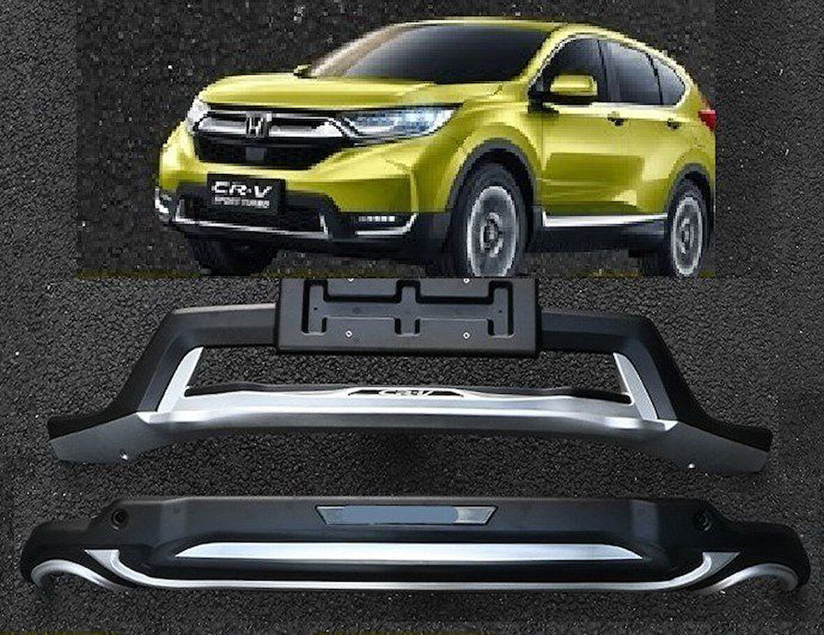 Honda Crv Uyumlu 2018- Ön Arka Tampon Koruyucu