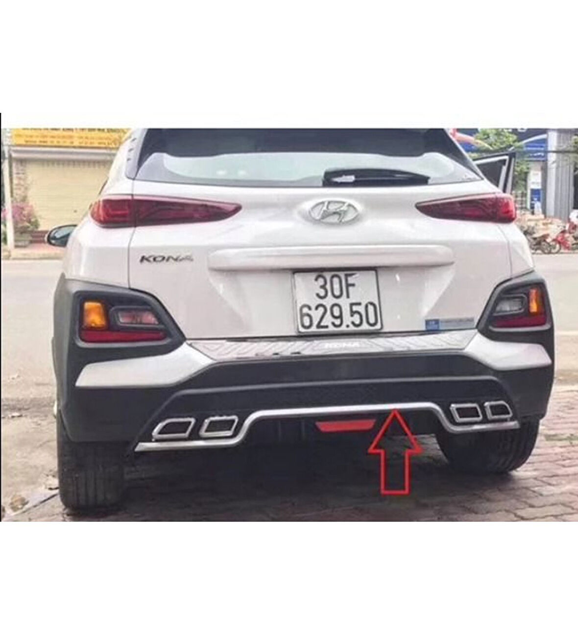 Hyundai Kona 2018- Uyumlu Arka Difüzör 