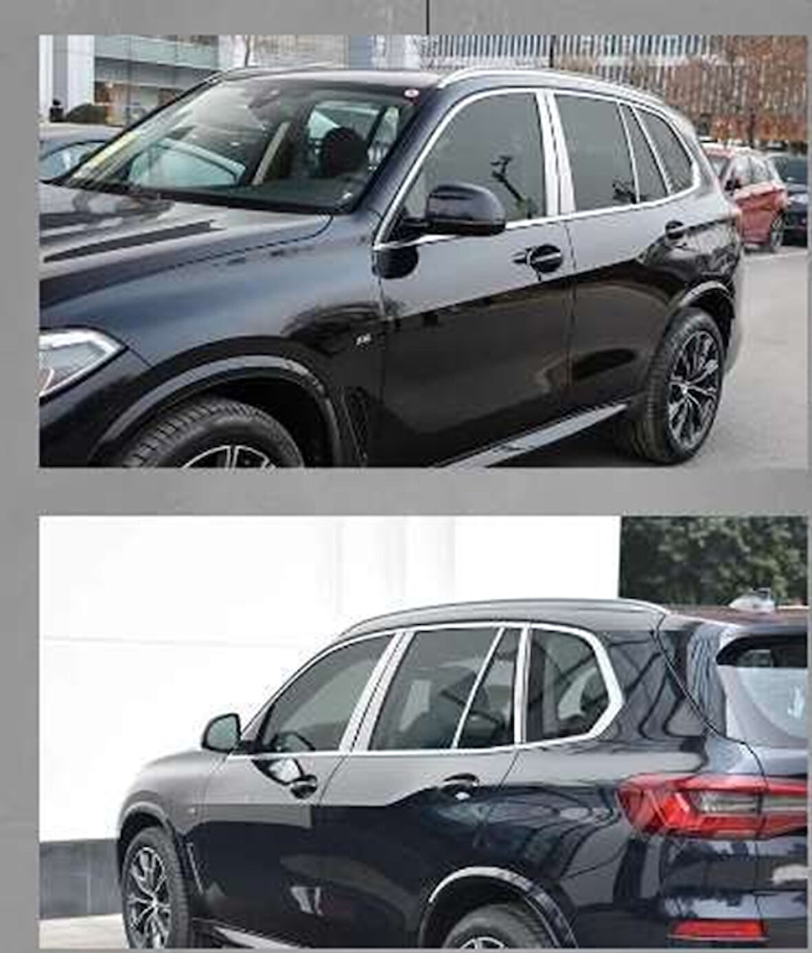 Bmw X5 Uyumlu 2007 2012 Cam Çıtası Kaplama Krom