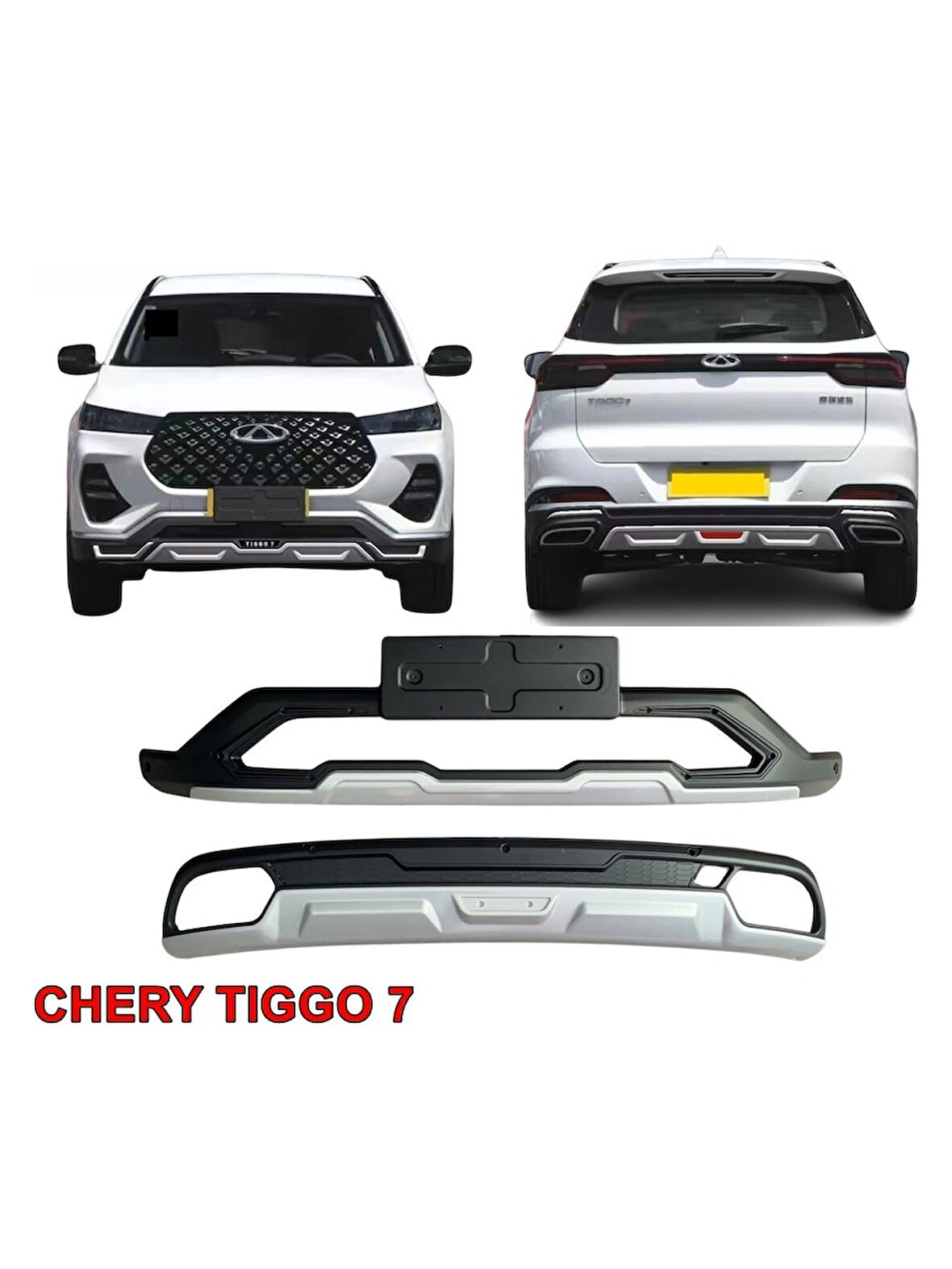 Chery Tiggo 7 2022+ Ön Arka Difizör Koruma 