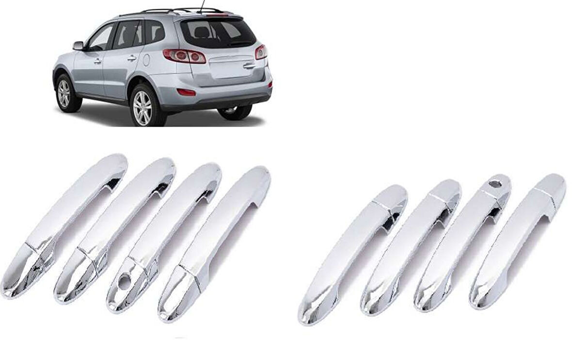 Hyundai Santa Uyumlu Fe 2006 2012 Kapı Kolu ABS (Plastik) Krom