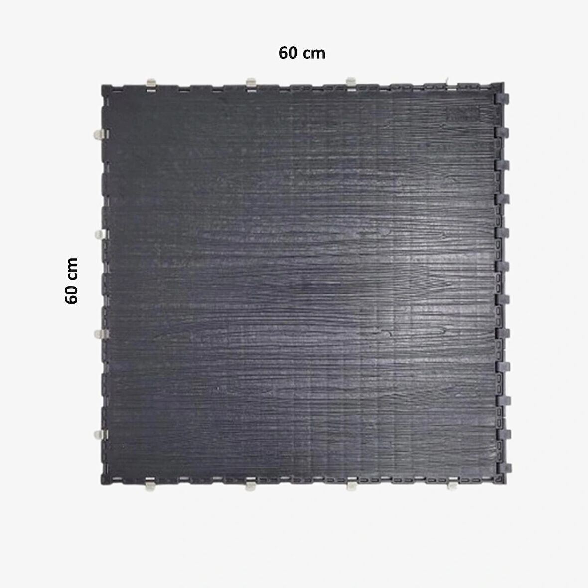 60CM x 60CM, Taban Kapatma Dolu Parça Tüm 60 Lık Çit Kafeslere Uyumlu