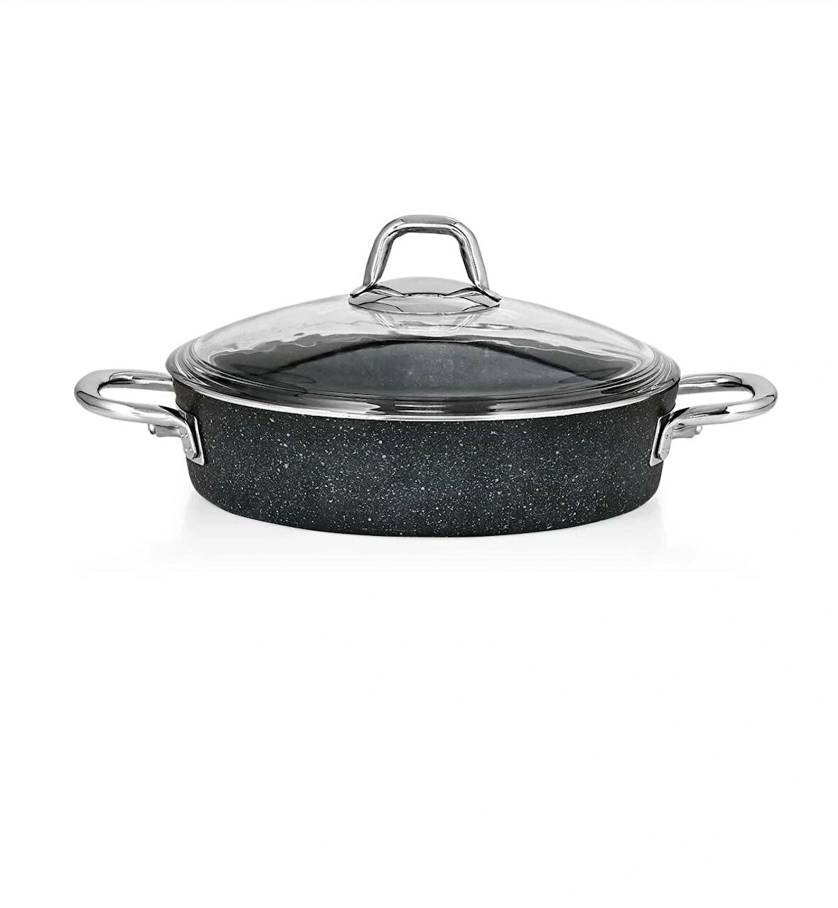 Lavonni 30 Cm Metal Sap Granit Basık Tencere