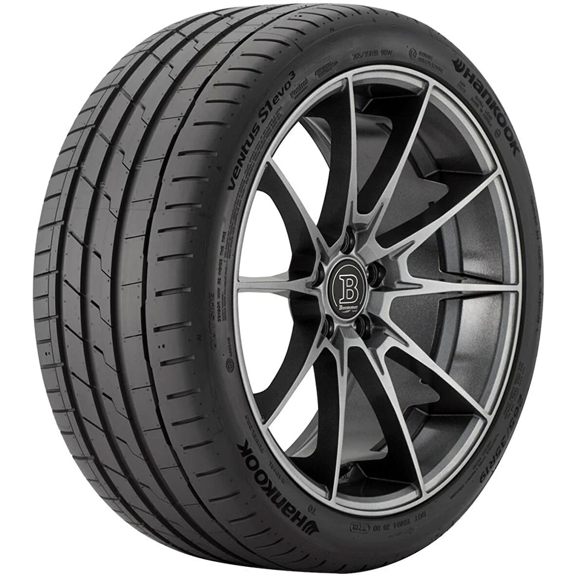 Hankook 255/45R19 104W XL Ventus S1 Evo3 EV K127E (Sound Absorter) (Tesla OE) Yaz Lastiği (Üretim Yılı: 2025)