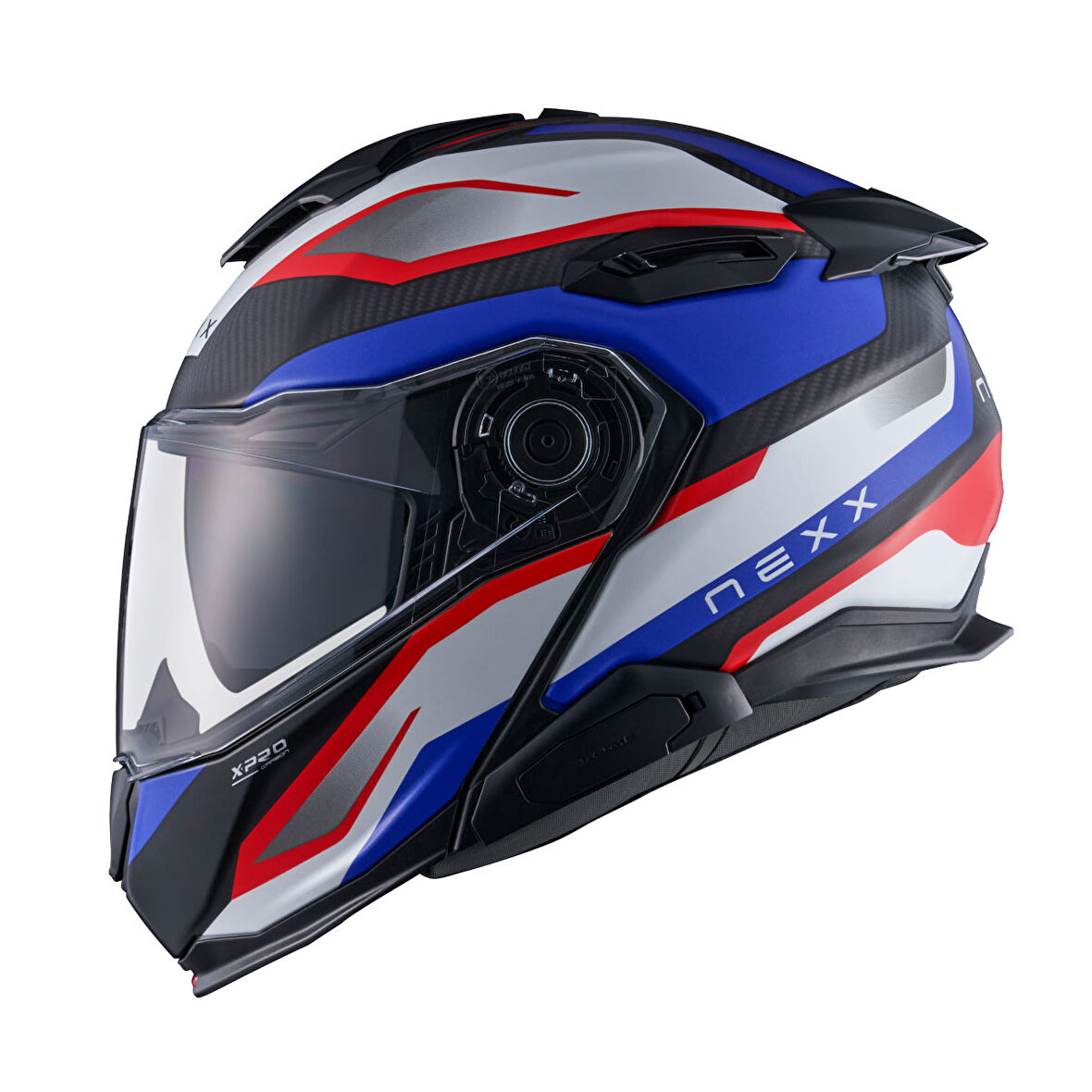 X.LIFETOUR PRO MILE MAT MAVİ-KIRMIZI KASK
