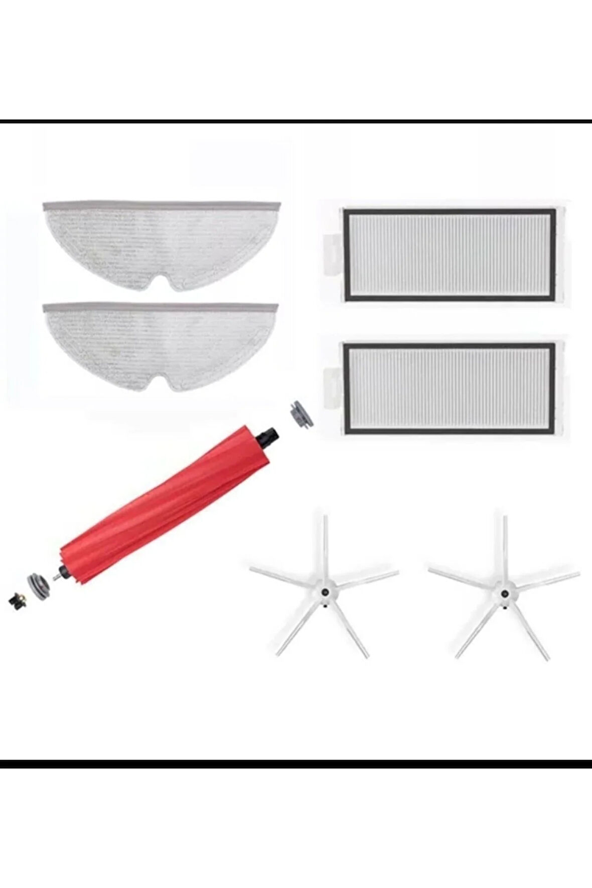 Roborock Q7 Max Uyumlu Yedek Set Hepa Filtre Rulo Ve Mop Paspas