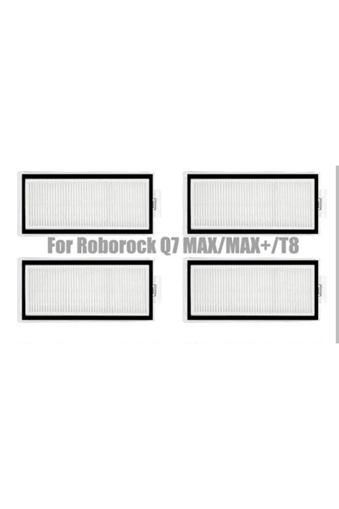 Roborock Q7 Max Ve Max Plus Uyumlu Hepa Filtre 4 Adet