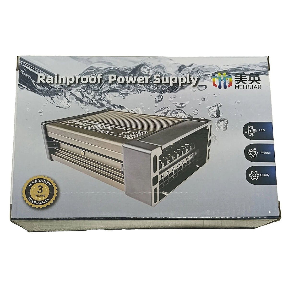 Dış Mekan Yağmur Geçirmez Güç Kaynağı DC12V 400W Trafo