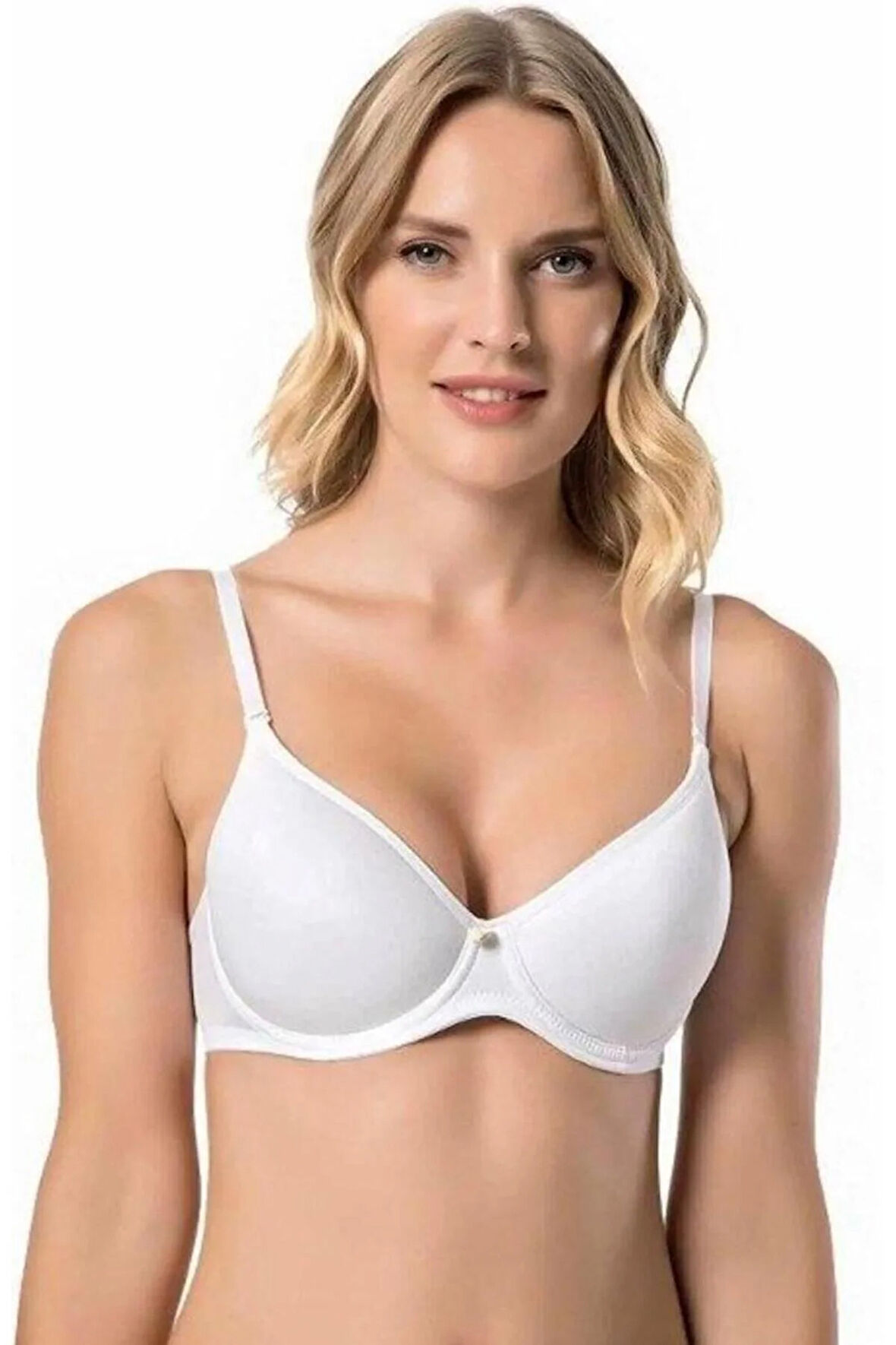 Le Jardin 9405B Micro Desteksiz Toparlayıcı Sütyen-Beyaz