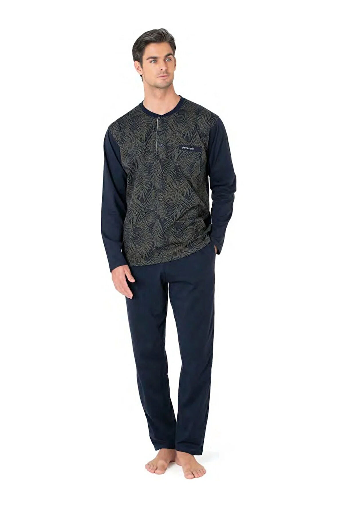 Erkek Jakarlı Pijama Takım -6111