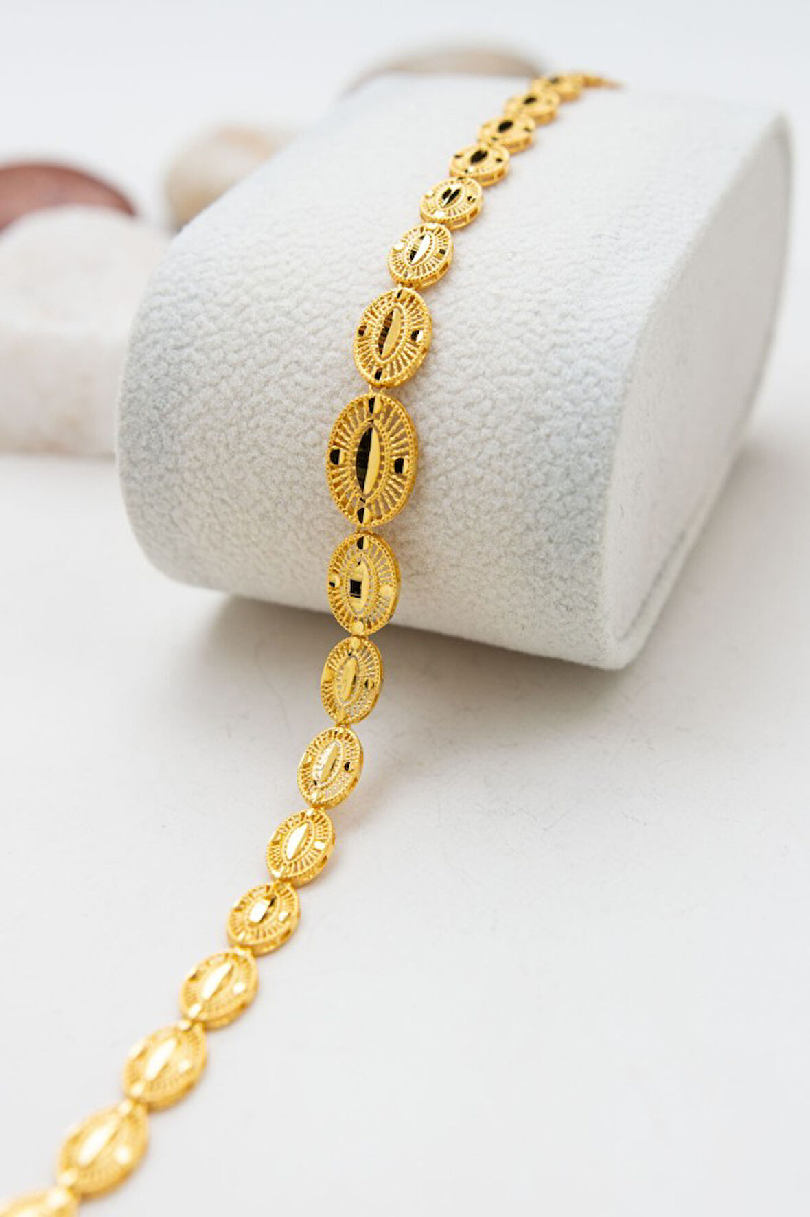 14 Ayar Kadın Altın Bileklik 22 Ayar Renk B231907