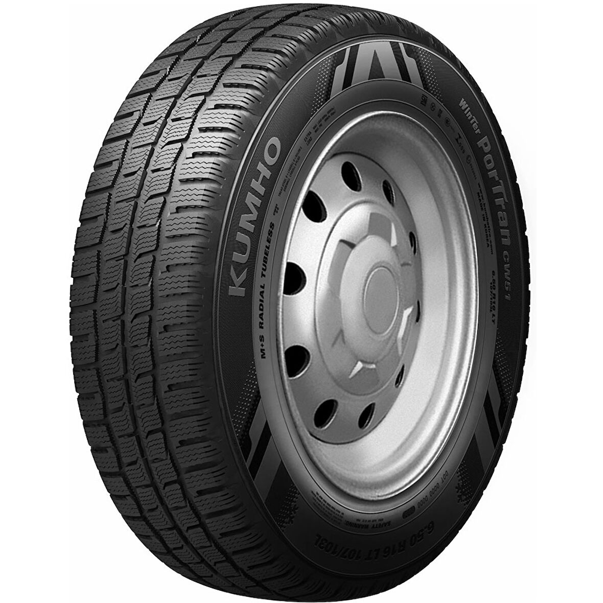 Kumho 195/60R16C 99/97T 6PR Winter Portran CW51 Kış Lastiği (2024)